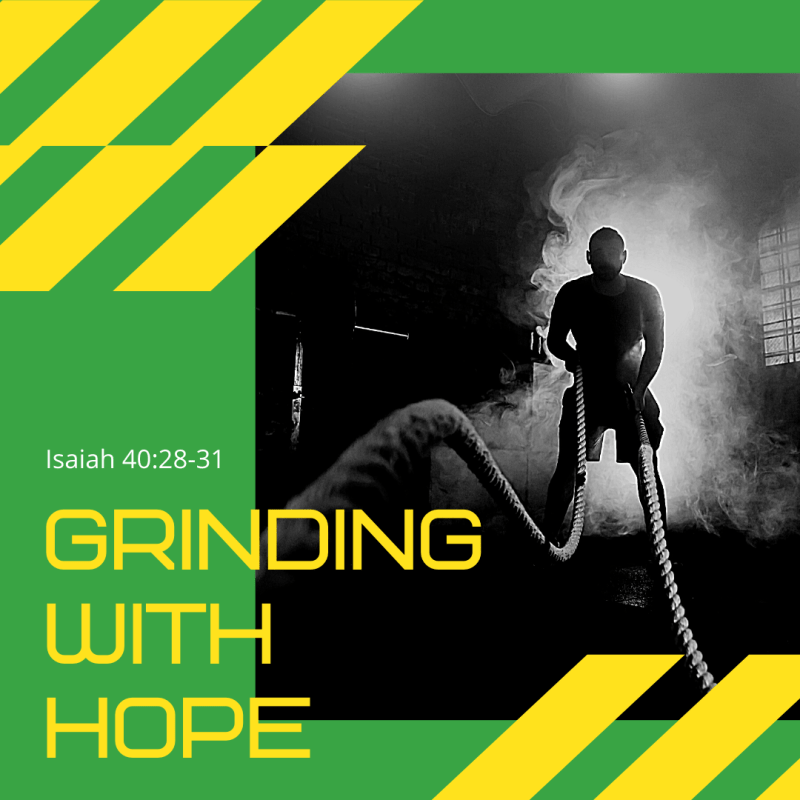 Promised Hope In The&nbsp;Grind