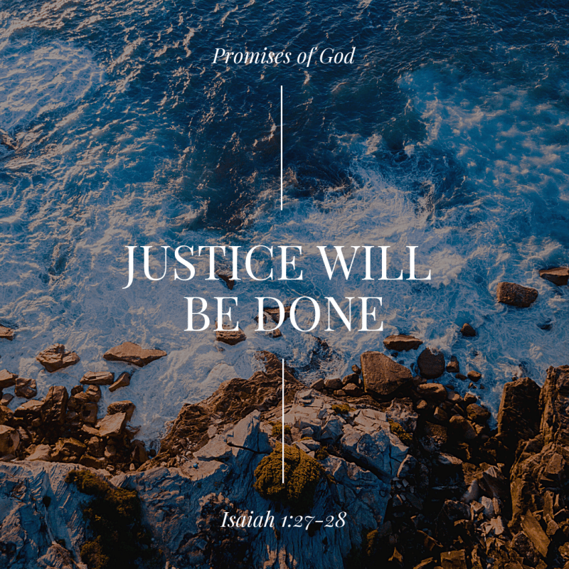 Justice Will Be&nbsp;Done