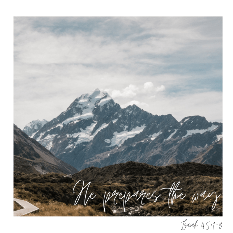 He Prepares The&nbsp;Way