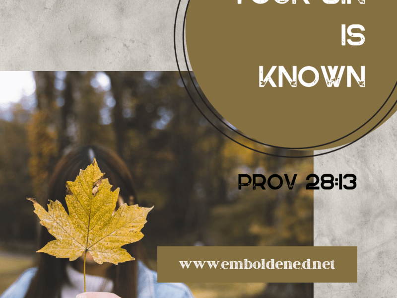 Your Sin Is&nbsp;Known