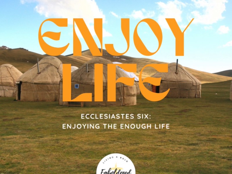 Enjoying The “Enough”&nbsp;Life