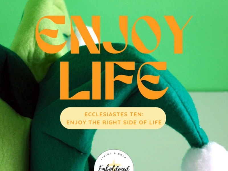 Enjoying the Right Side of&nbsp;Life