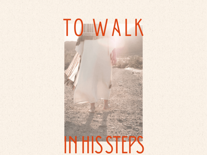 To Walk In His&nbsp;Steps