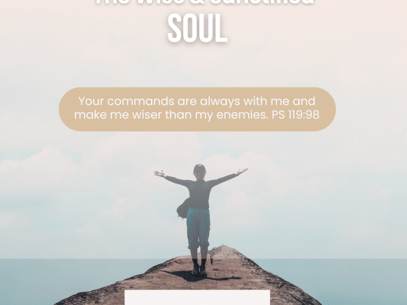 Our Wise and Sanctified&nbsp;Souls